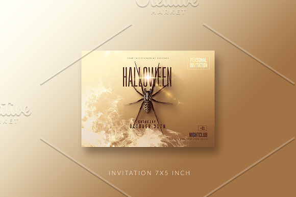 Classy Halloween Package in Flyer Templates - product preview 3