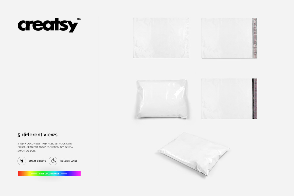 Download Mailing Bag Mockup Set | Creative Daddy