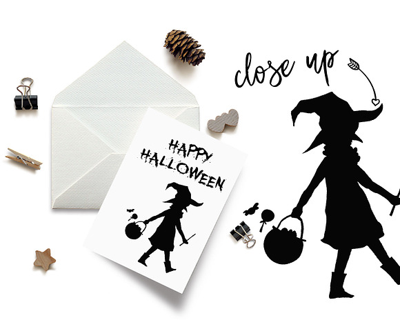 Halloween Silhouette Clipart in Graphics - product preview 1