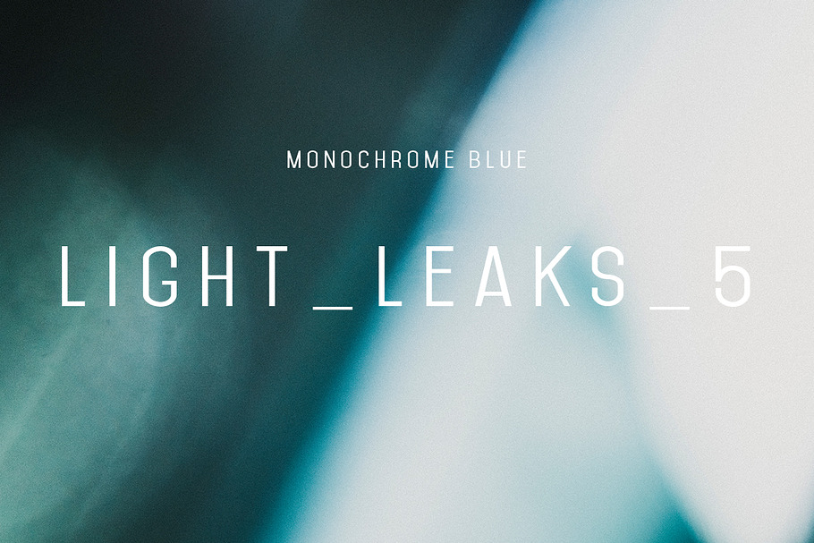 Light_Leaks_5 (Monochrome Blue) in Textures - product preview 8