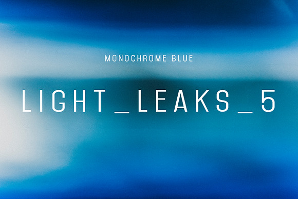 Light_Leaks_5 (Monochrome Blue) in Textures - product preview 8