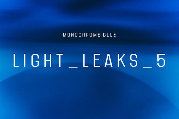 Light_Leaks_5 (Monochrome Blue) in Textures - product preview 9