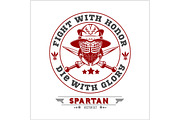 Spartan Team Logo and emblems - vector set
