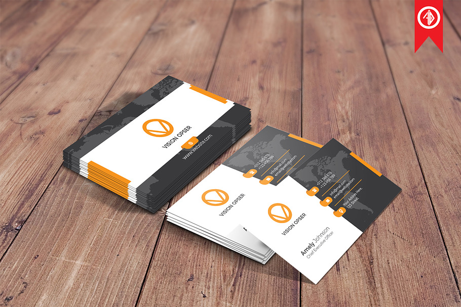 Creative Corporate Business Card in Business Card Templates - product preview 8