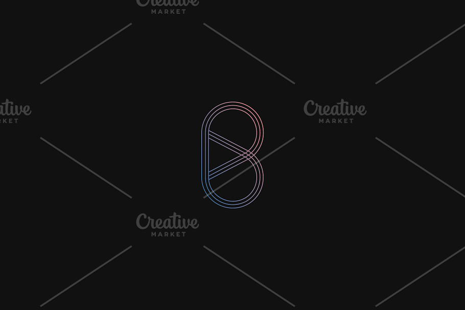 B Logo in Logo Templates - product preview 8