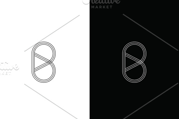 B Logo in Logo Templates - product preview 1