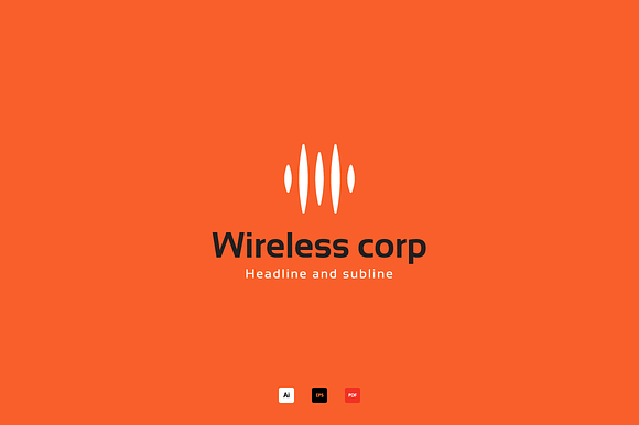 Wireless corp logo in Logo Templates - product preview 2