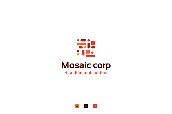 Mosaic corp logo in Logo Templates - product preview 1