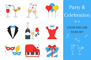 Party & Celebration Icons Set
