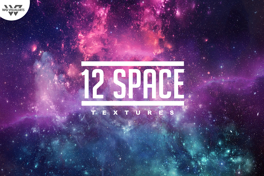 12 GALAXY SPACE Textures vol.1