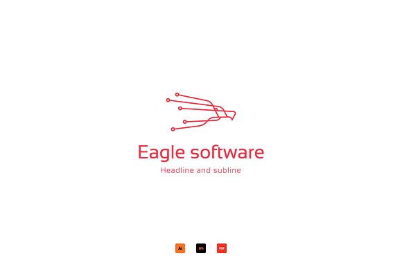 Eagle software logo in Logo Templates - product preview 1