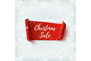 Christmas Sale banner.