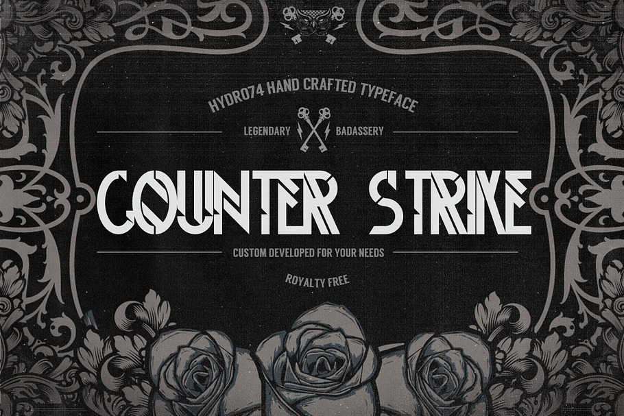 Counter Strike in Military Fonts - product preview 8