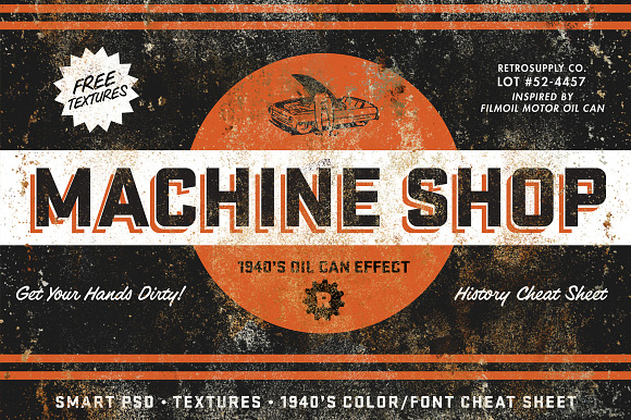 Machine Shop by RetroSupply in Photoshop Layer Styles - product preview 3