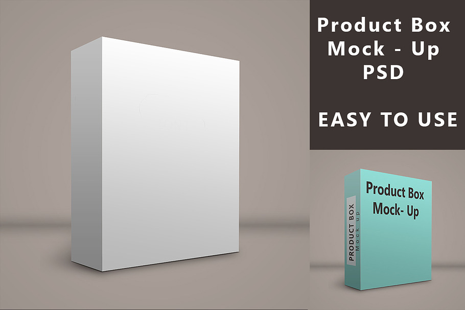 Product - Box - PSD Mock up in Product Mockups - product preview 8