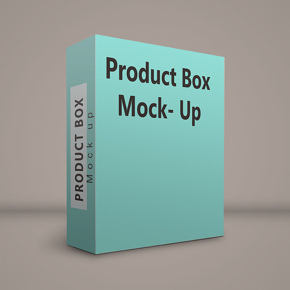 Product - Box - PSD Mock up in Product Mockups - product preview 1