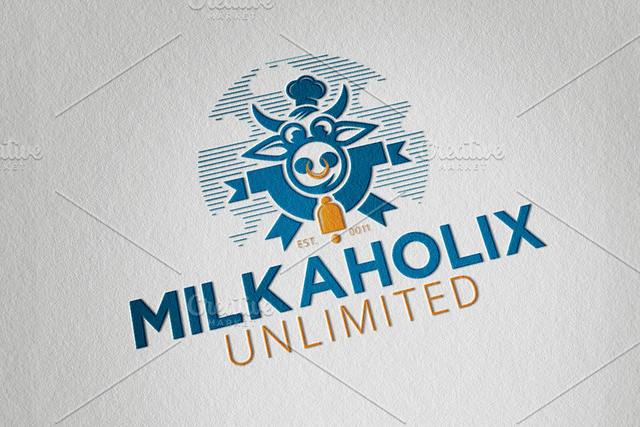 Dairy Foods & Beverages Logo in Logo Templates - product preview 8