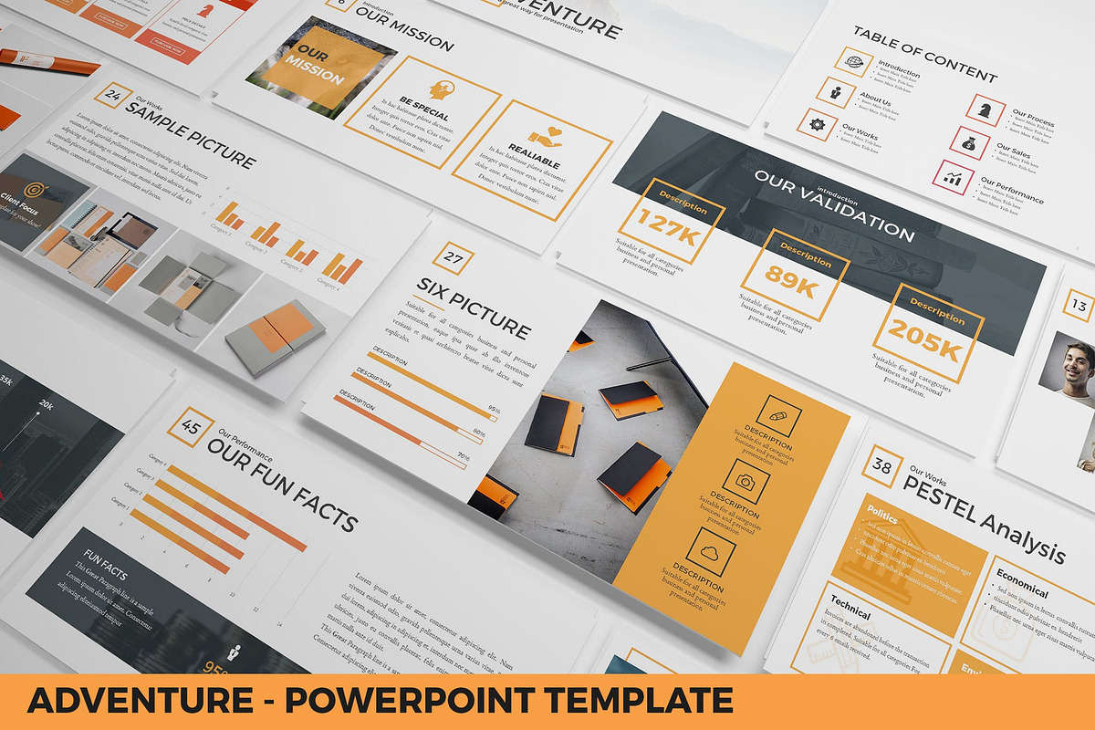 Adventure - PowerpointTemplate in Presentation Templates - product preview 8