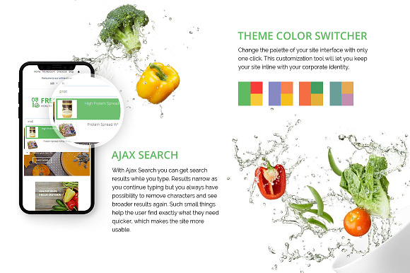 Healthy & Organic Food Store in OpenCart Themes - product preview 3