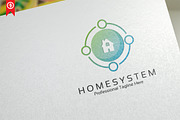 Circle Home System Logo Template