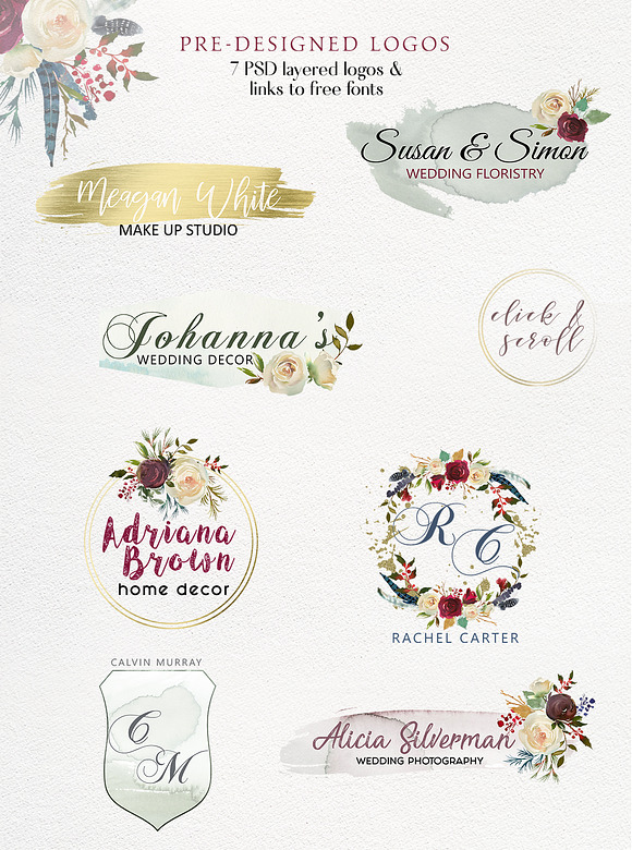 Winter Solemnity Floral Design Kit in Illustrations - product preview 10