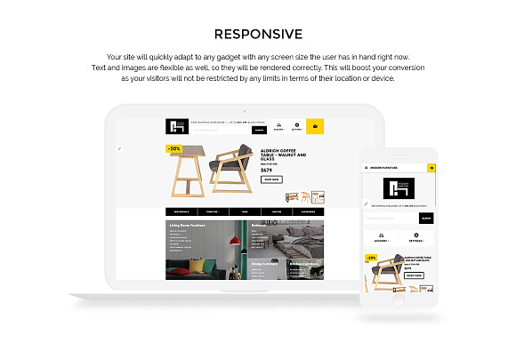 Interior & Home Decor OpenCart Theme in OpenCart Themes - product preview 1