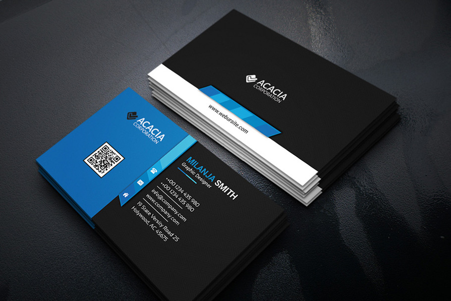 Mew Business Card in Business Card Templates - product preview 8