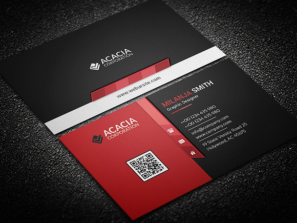 Mew Business Card in Business Card Templates - product preview 1
