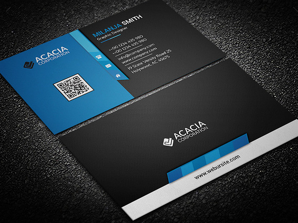 Mew Business Card in Business Card Templates - product preview 2