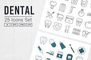 Dental UI Icons Set