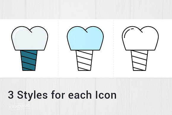 Dental UI Icons Set in UI Icons - product preview 1
