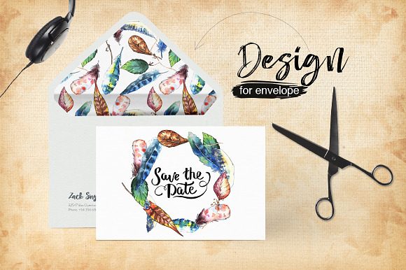 Feather bird PNG watercolor set in Illustrations - product preview 2