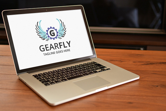 Gear Fly (Letter G) Logo in Logo Templates - product preview 1