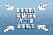 Isometric Rounded Vector  Arrows