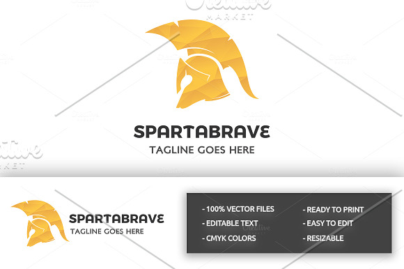 Spartabrave Logo in Logo Templates - product preview 2