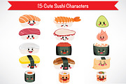 Sushi Food Cute Character