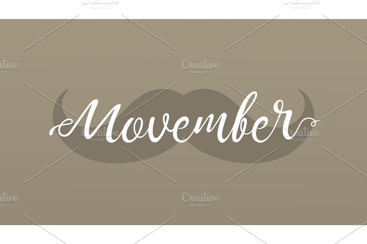 Movember cancer awareness event banner. in Illustrations - product preview 8