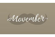 Movember cancer awareness event banner.