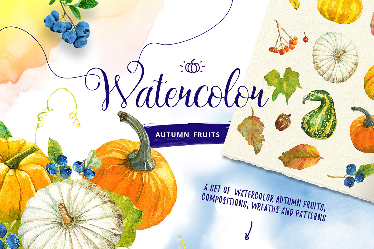 Autumn Fruits in Illustrations - product preview 8