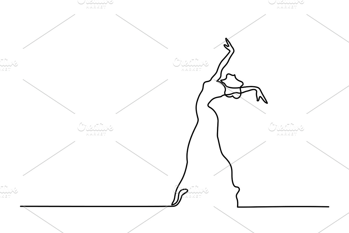 Ballet Dancer ballerina in Illustrations - product preview 8