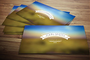 Blurred Business Card