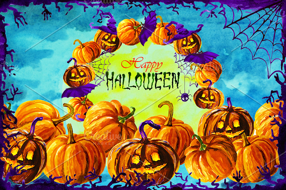 Happy Halloween party ! in Illustrations - product preview 8