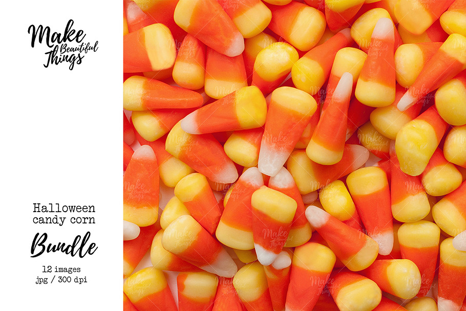 Halloween candy corn photo bundle in Print Mockups - product preview 8