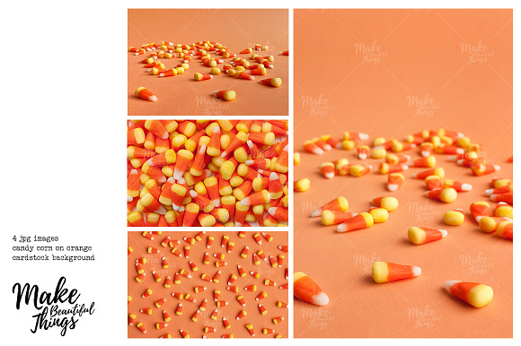 Halloween candy corn photo bundle in Print Mockups - product preview 1