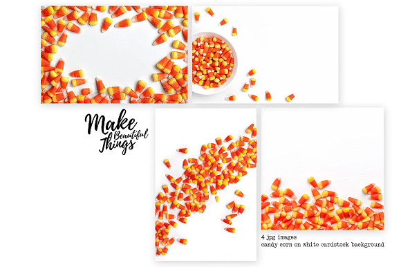 Halloween candy corn photo bundle in Print Mockups - product preview 3