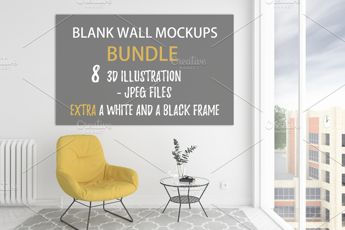 Interior bundle in Print Mockups - product preview 8