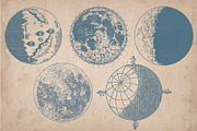 Vintage Astronomy Illustrations