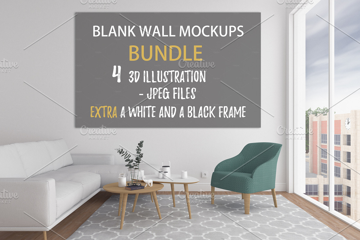 Interior bundle in Print Mockups - product preview 8