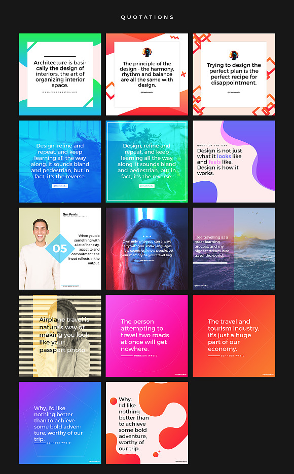 Instagram Social Media Banner Kit in Instagram Templates - product preview 5