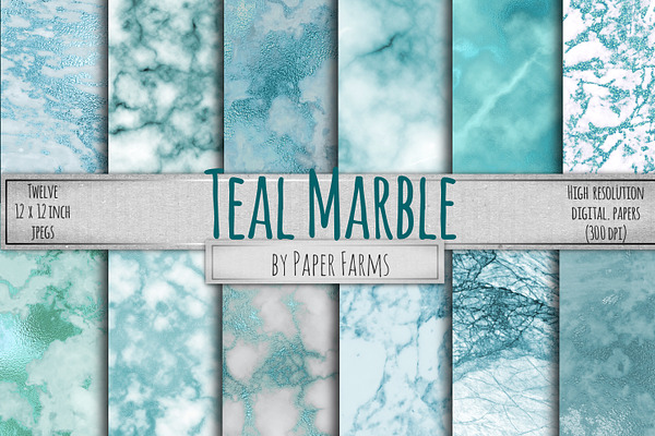 Teal marble backgrounds